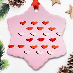 Lolly Candy  Valentine Day Ornament (snowflake) by artworkshop