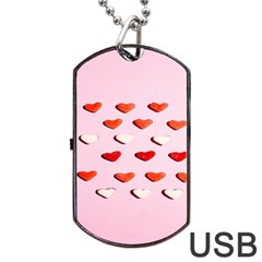 Lolly Candy  Valentine Day Dog Tag Usb Flash (one Side) by artworkshop