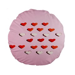 Lolly Candy  Valentine Day Standard 15  Premium Round Cushions by artworkshop