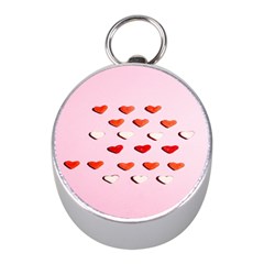 Lolly Candy  Valentine Day Mini Silver Compasses by artworkshop