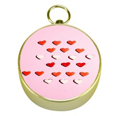 Lolly Candy  Valentine Day Gold Compasses by artworkshop