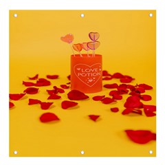 Valentine Day Heart Love Potion Banner And Sign 4  X 4  by artworkshop