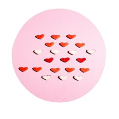 Lolly Candy  Valentine Day Mini Round Pill Box by artworkshop