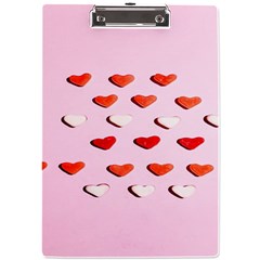 Lolly Candy  Valentine Day A4 Acrylic Clipboard by artworkshop