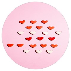 Lolly Candy  Valentine Day Round Trivet by artworkshop