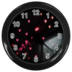 Love Valentine s Day Wall Clock (black) by artworkshop