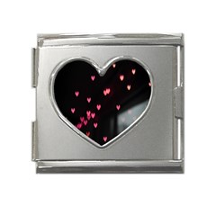 Love Valentine s Day Mega Link Heart Italian Charm (18mm) by artworkshop