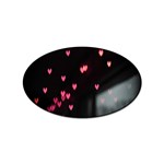 Love Valentine s Day Sticker Oval (100 pack) Front