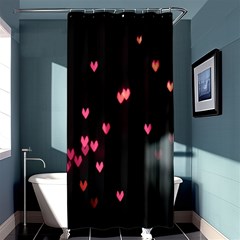 Love Valentine s Day Shower Curtain 36  X 72  (stall)  by artworkshop