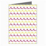 Pattern Waves Greeting Cards (Pkg of 8) Left