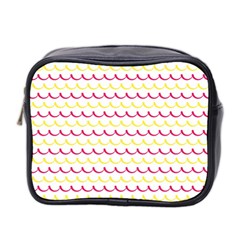 Pattern Waves Mini Toiletries Bag (two Sides) by artworkshop