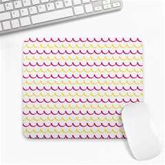 Pattern Waves Large Mousepad by artworkshop