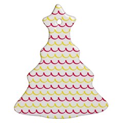 Pattern Waves Christmas Tree Ornament (two Sides) by artworkshop