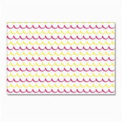 Pattern Waves Postcard 4 x 6  (pkg Of 10) by artworkshop