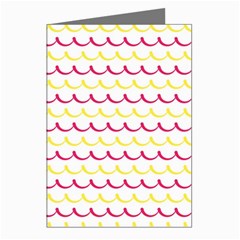 Pattern Waves Greeting Cards (pkg Of 8) by artworkshop