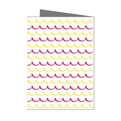 Pattern Waves Mini Greeting Cards (pkg Of 8) by artworkshop