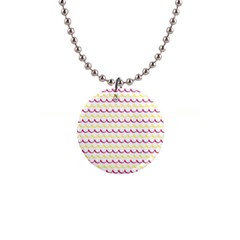 Pattern Waves 1  Button Necklace by artworkshop