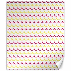 Pattern Waves Canvas 8  X 10  by artworkshop