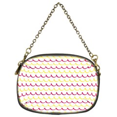 Pattern Waves Chain Purse (one Side) by artworkshop