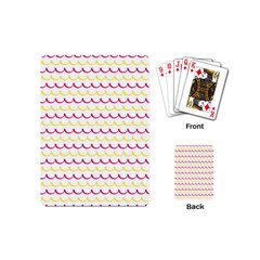 Pattern Waves Playing Cards Single Design (mini) by artworkshop