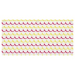 Pattern Waves Banner And Sign 4  X 2  by artworkshop