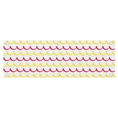 Pattern Waves Banner And Sign 6  X 2  by artworkshop