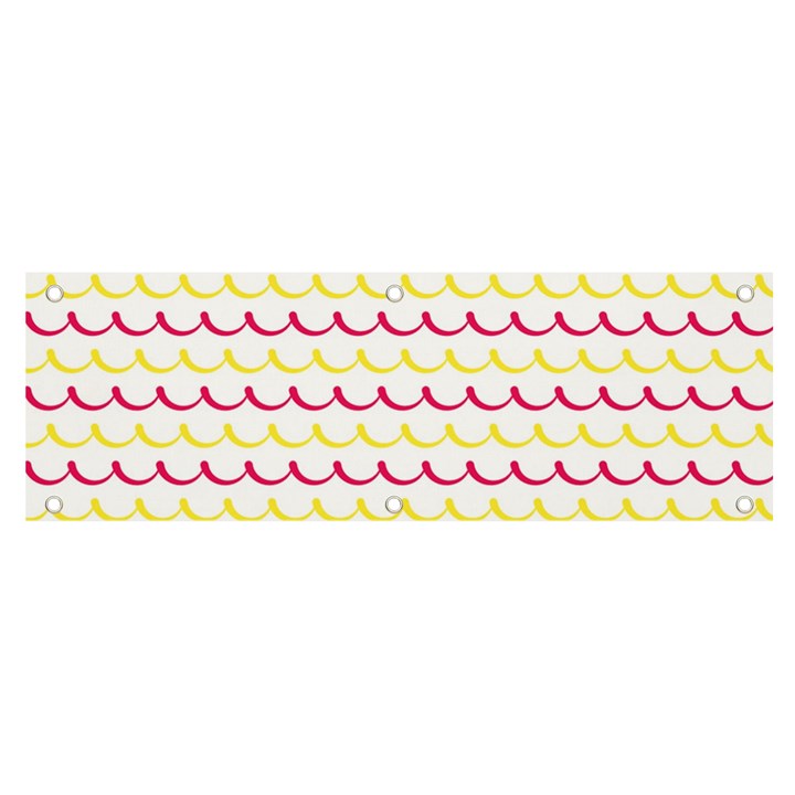 Pattern Waves Banner and Sign 6  x 2 