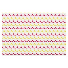 Pattern Waves Banner And Sign 6  X 4  by artworkshop