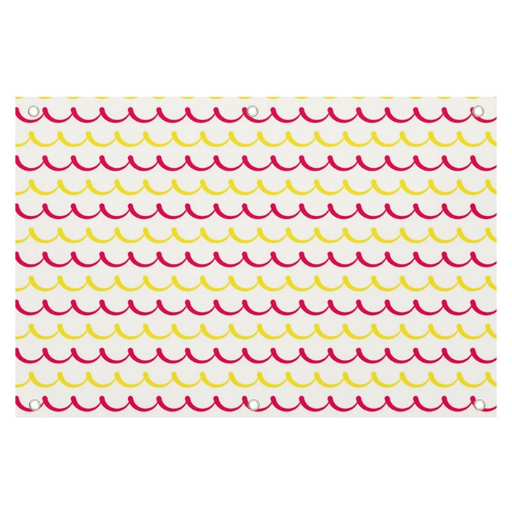 Pattern Waves Banner and Sign 6  x 4 