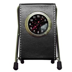 Love Valentine s Day Pen Holder Desk Clock by artworkshop