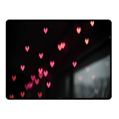 Love Valentine s Day One Side Fleece Blanket (small) by artworkshop