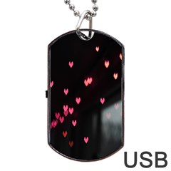 Love Valentine s Day Dog Tag Usb Flash (two Sides) by artworkshop