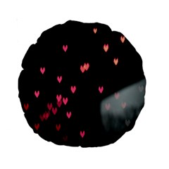 Love Valentine s Day Standard 15  Premium Round Cushions by artworkshop