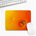 Wallpaper Liquid Bubbles Macro Orange Bright Small Mousepad Front