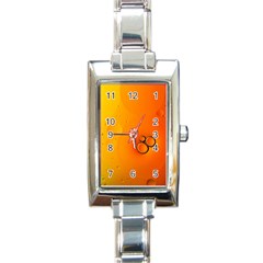 Wallpaper Liquid Bubbles Macro Orange Bright Rectangle Italian Charm Watch by artworkshop