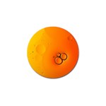 Wallpaper Liquid Bubbles Macro Orange Bright Golf Ball Marker (4 pack) Front