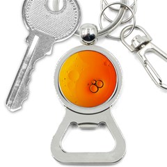 Wallpaper Liquid Bubbles Macro Orange Bright Bottle Opener Key Chain by artworkshop