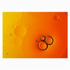 Wallpaper Liquid Bubbles Macro Orange Bright Large Glasses Cloth (2 Sides) by artworkshop