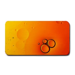 Wallpaper Liquid Bubbles Macro Orange Bright Medium Bar Mat by artworkshop