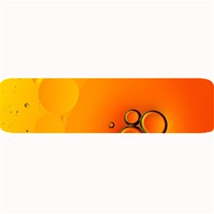 Wallpaper Liquid Bubbles Macro Orange Bright Large Bar Mat by artworkshop