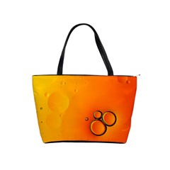 Wallpaper Liquid Bubbles Macro Orange Bright Classic Shoulder Handbag by artworkshop