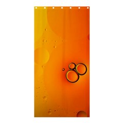 Wallpaper Liquid Bubbles Macro Orange Bright Shower Curtain 36  X 72  (stall)  by artworkshop