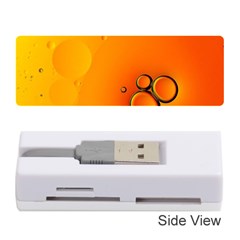 Wallpaper Liquid Bubbles Macro Orange Bright Memory Card Reader (stick) by artworkshop