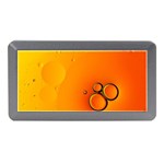 Wallpaper Liquid Bubbles Macro Orange Bright Memory Card Reader (Mini) Front