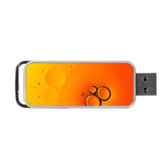 Wallpaper Liquid Bubbles Macro Orange Bright Portable Usb Flash (two Sides) by artworkshop