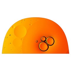 Wallpaper Liquid Bubbles Macro Orange Bright Anti Scalding Pot Cap by artworkshop