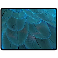 Beautiful Plumage One Side Fleece Blanket (large) by artworkshop