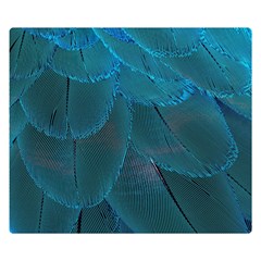 Beautiful Plumage One Side Premium Plush Fleece Blanket (small) by artworkshop