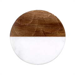 Beautiful Plumage Classic Marble Wood Coaster (round) 