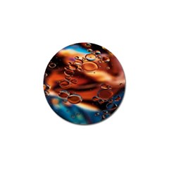 Copper Glow Golf Ball Marker (4 Pack) by artworkshop